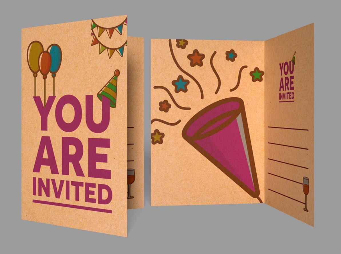 Invitation printing - StressFreePrint