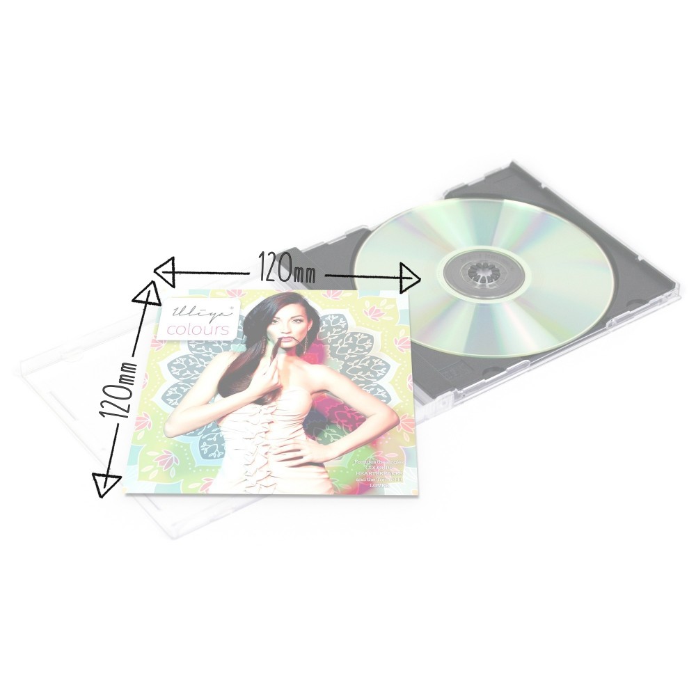 CD jewel case inserts 2 panel StressFreePrint