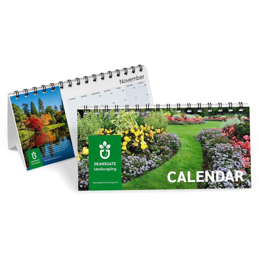 DL Desktop Calendars Printing | DL Wire Bound Desk Calendars