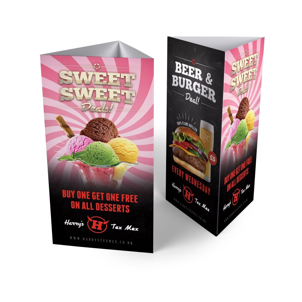 3-panel DL table talkers | StressFreePrint