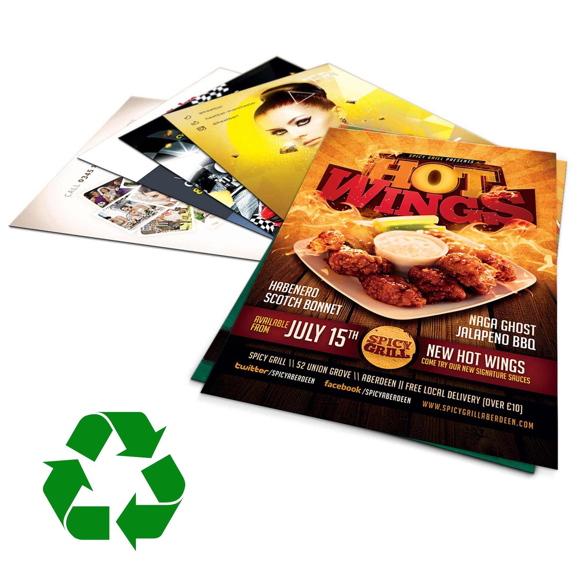 Recycled Leaflets & Flyers Recycled Leaflets & Flyers Leaflets