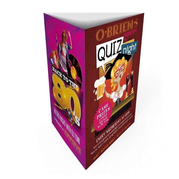 Table Talker Printing | Custom Printed Table Talkers | StressFreePrint