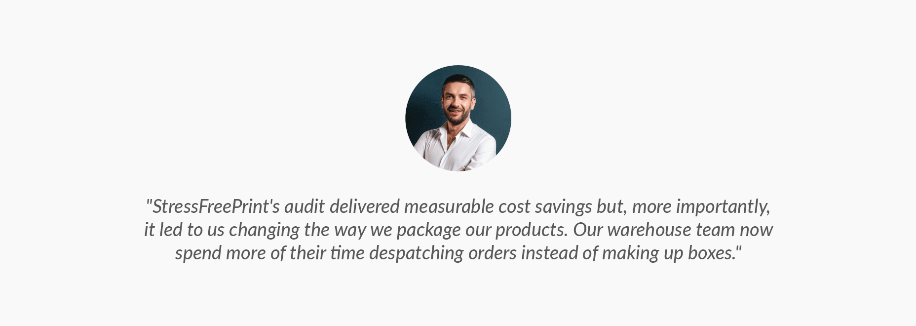 Print Audit Testimonial