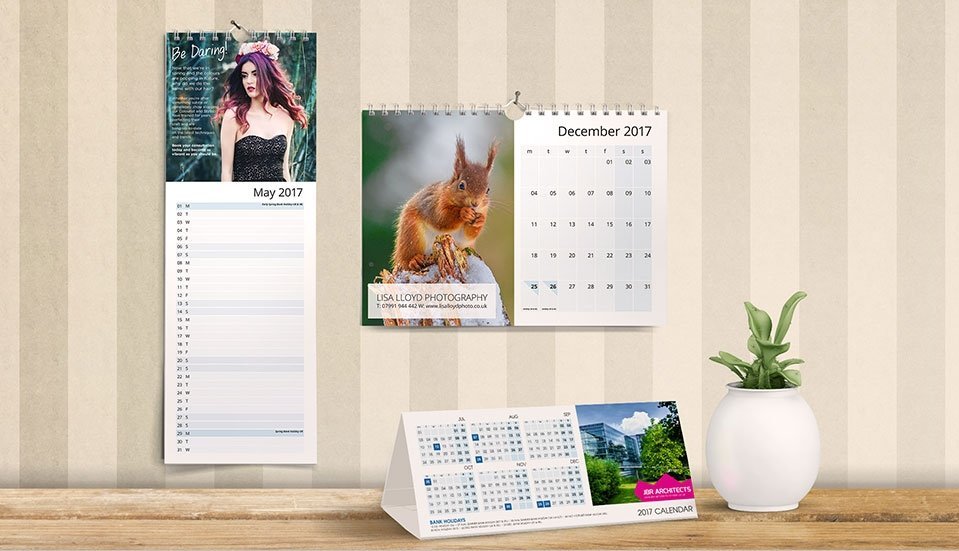 printed custom calendars