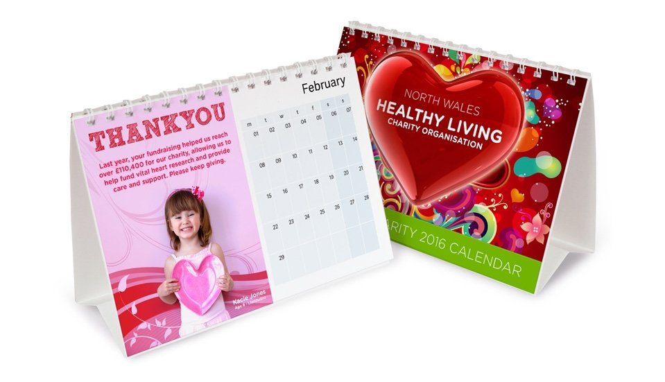 printed desk calendars