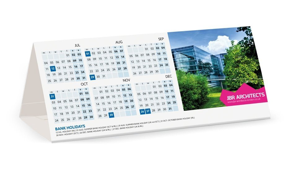 desk calendar printing